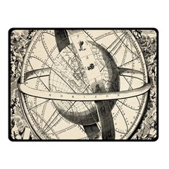 Vintage Planet Fleece Blanket (small) by ConteMonfrey