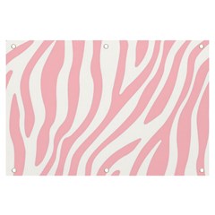 Pink Zebra Vibes Animal Print  Banner And Sign 6  X 4  by ConteMonfrey