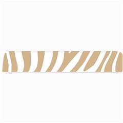 Brown Zebra Vibes Animal Print  Small Bar Mat