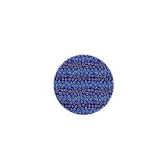 Animal Print - Blue - Leopard Jaguar Dots Small  1  Mini Magnets by ConteMonfrey