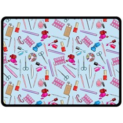 Manicure Nail Fleece Blanket (large) by SychEva