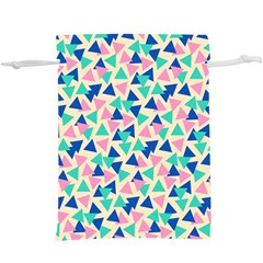 Pop Triangles Lightweight Drawstring Pouch (xl) by ConteMonfrey