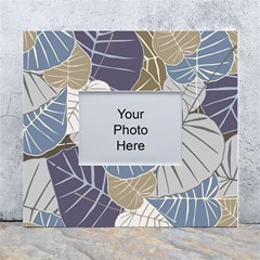 Ackground Leaves Desktop White Wall Photo Frame 5  X 7  by Amaryn4rt