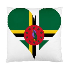 Heart Love Flag Antilles Island Standard Cushion Case (two Sides) by Celenk