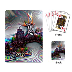 Abstract Art Psychedelic Art Experimental Playing Cards Single Design (rectangle)