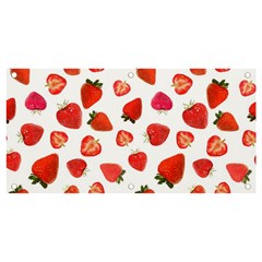 Strawberries Banner And Sign 4  X 2  by SychEva