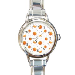 Oranges Round Italian Charm Watch by SychEva