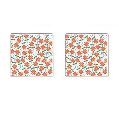 Bloom Blossom Botanical Cufflinks (square)