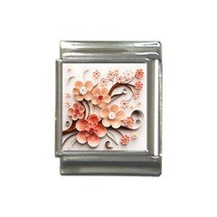 Sakura Flowers Flower Pink Blossom Spring Italian Charm (13mm) by Jancukart