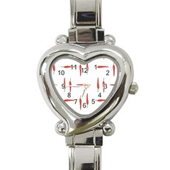 Pepper Heart Italian Charm Watch by SychEva