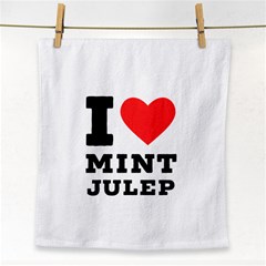 I Love Mint Julep Face Towel by ilovewhateva