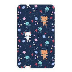 Cute Astronaut Cat With Star Galaxy Elements Seamless Pattern Memory Card Reader (rectangular) by Salman4z