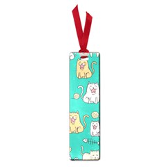 Seamless-pattern-cute-cat-cartoon-with-hand-drawn-style Small Book Marks