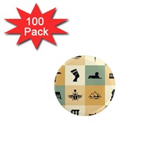 Egyptian-flat-style-icons 1  Mini Magnets (100 Pack)  by Salman4z