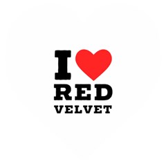 I Love Red Velvet Wooden Puzzle Heart by ilovewhateva