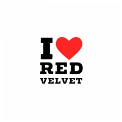 I Love Red Velvet Wooden Puzzle Square by ilovewhateva