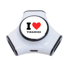 I Love Tiramisu 3-port Usb Hub by ilovewhateva