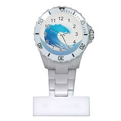 Wave Tsunami Tidal Wave Ocean Sea Water Plastic Nurses Watch by Ravend