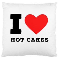 I Love Hot Cakes Large Cushion Case (two Sides) by ilovewhateva