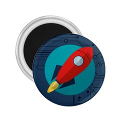 Rocket-with-science-related-icons-image 2 25  Magnets by Salman4z