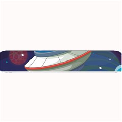 Ufo-alien-spaceship-galaxy Small Bar Mat by Salman4z