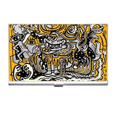 Crazy-abstract-doodle-social-doodle-drawing-style Business Card Holder by Salman4z