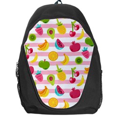 Tropical-fruits-berries-seamless-pattern Backpack Bag