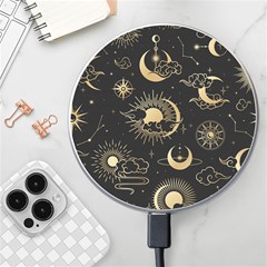 Asian-seamless-pattern-with-clouds-moon-sun-stars-vector-collection-oriental-chinese-japanese-korean Wireless Fast Charger(white) by Salman4z