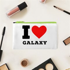 I Love Galaxy  Cosmetic Bag (xs) by ilovewhateva