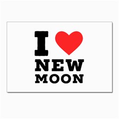 I Love New Moon Postcard 4 x 6  (pkg Of 10) by ilovewhateva