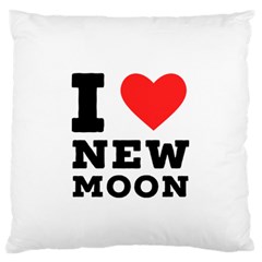 I Love New Moon Standard Premium Plush Fleece Cushion Case (two Sides) by ilovewhateva