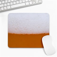 Beer Foam Bubbles Alcohol Glass Large Mousepad by pakminggu