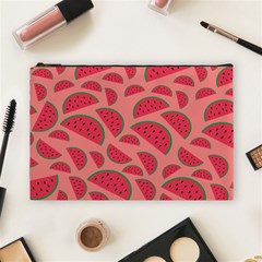 Watermelon Red Food Fruit Healthy Summer Fresh Cosmetic Bag (large)