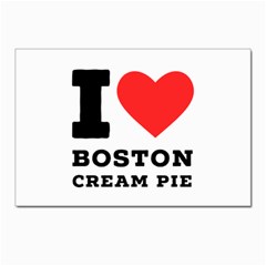 I Love Boston Cream Pie Postcards 5  X 7  (pkg Of 10) by ilovewhateva