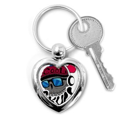 Cool Skull Key Chain (heart)