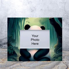 Animal Panda Forest Tree Natural White Tabletop Photo Frame 4 x6  by pakminggu