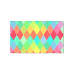 Low Poly Triangles Sticker (rectangular) by danenraven