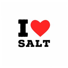 I Love Salt Wooden Puzzle Square by ilovewhateva