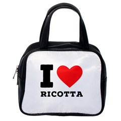 I Love Ricotta Classic Handbag (one Side)