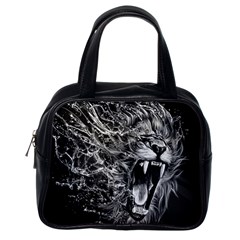 Lion Furious Abstract Desing Furious Classic Handbag (one Side) by Mog4mog4