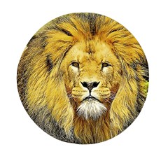 Lion Lioness Wildlife Hunter Mini Round Pill Box by Mog4mog4