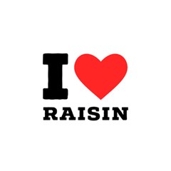 I Love Raisin  Play Mat (square) by ilovewhateva