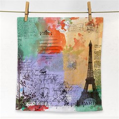 Scrapbook Paris Vintage France Face Towel by Mog4mog4