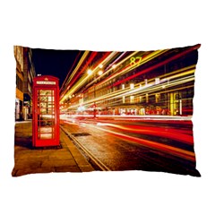 Telephone Booth Red London England Pillow Case (two Sides) by Mog4mog4