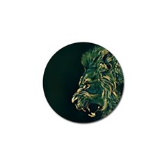 Angry Male Lion Golf Ball Marker (10 Pack) by Mog4mog4