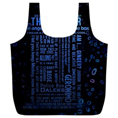 Doctor Who Tardis Full Print Recycle Bag (xl) by Mog4mog4