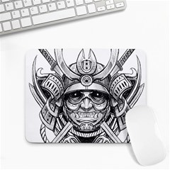 Drawing Samurai Tattoo Sketch Japanese Samurai Small Mousepad by Mog4mog4