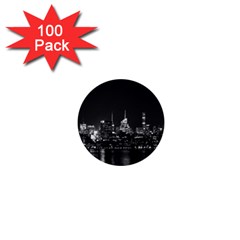 Photography Of Buildings New York City  Nyc Skyline 1  Mini Buttons (100 Pack)  by Bakwanart