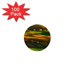 Landscape Usa Nature Washington State Trees Field Palouse 1  Mini Buttons (100 Pack)  by Bakwanart