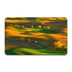 Landscape Usa Nature Washington State Trees Field Palouse Magnet (rectangular) by Bakwanart